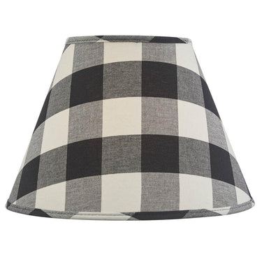 Wicklow Check Lampshades - Black & Cream Park Designs - The Fox Decor